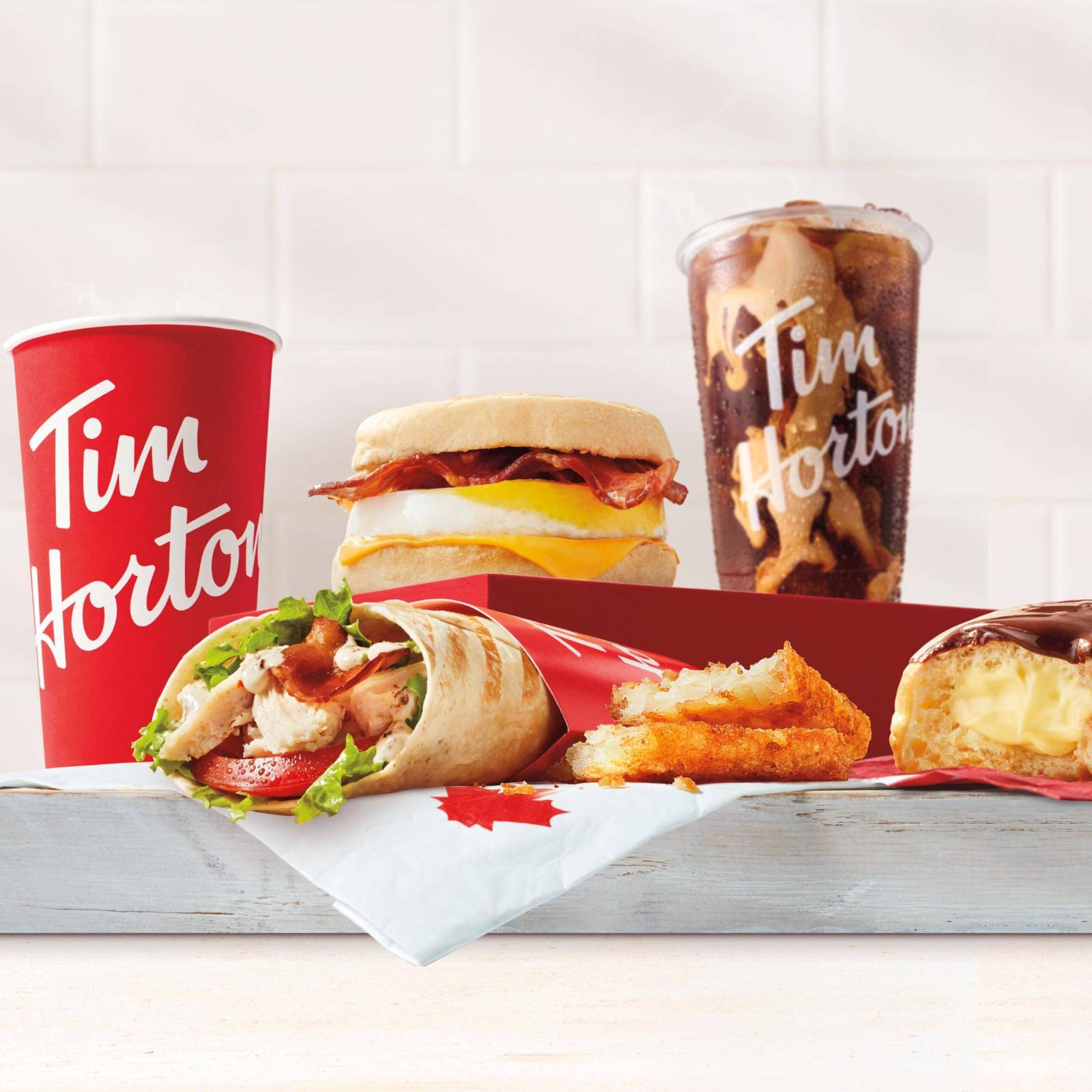 tim hortons منيو